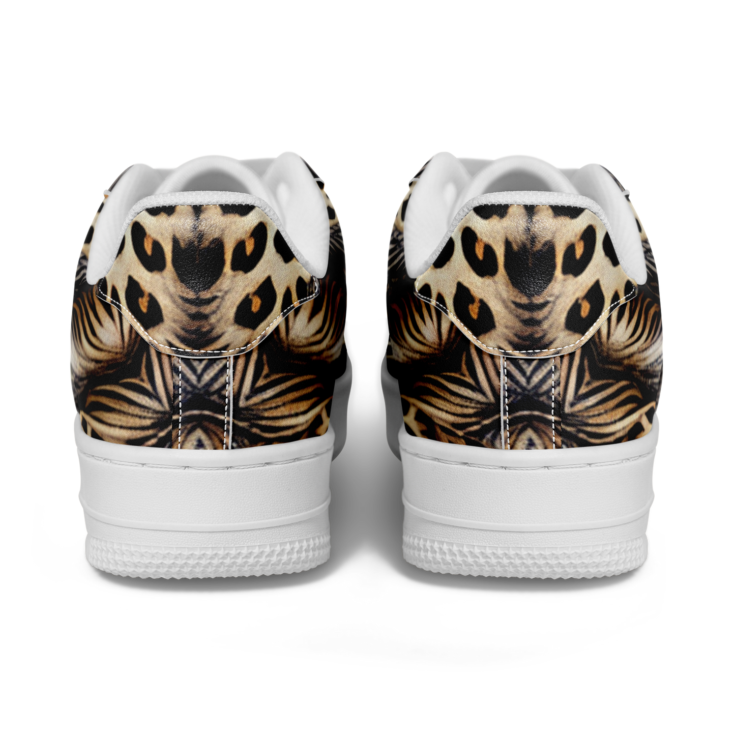 Men's Kaleidoscope Leopard Pattern All-Over Print Core Low Shoes