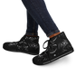 Women's Black & White Geometric All-Over Print Urban Peak High Top Shoes