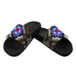 Women's Patriotic Kaleidoscope Pattern All-Over Print Slide Sandals