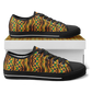 Men's African Kente Geometric Pattern All-Over Print Urban Peak Low Shoes
