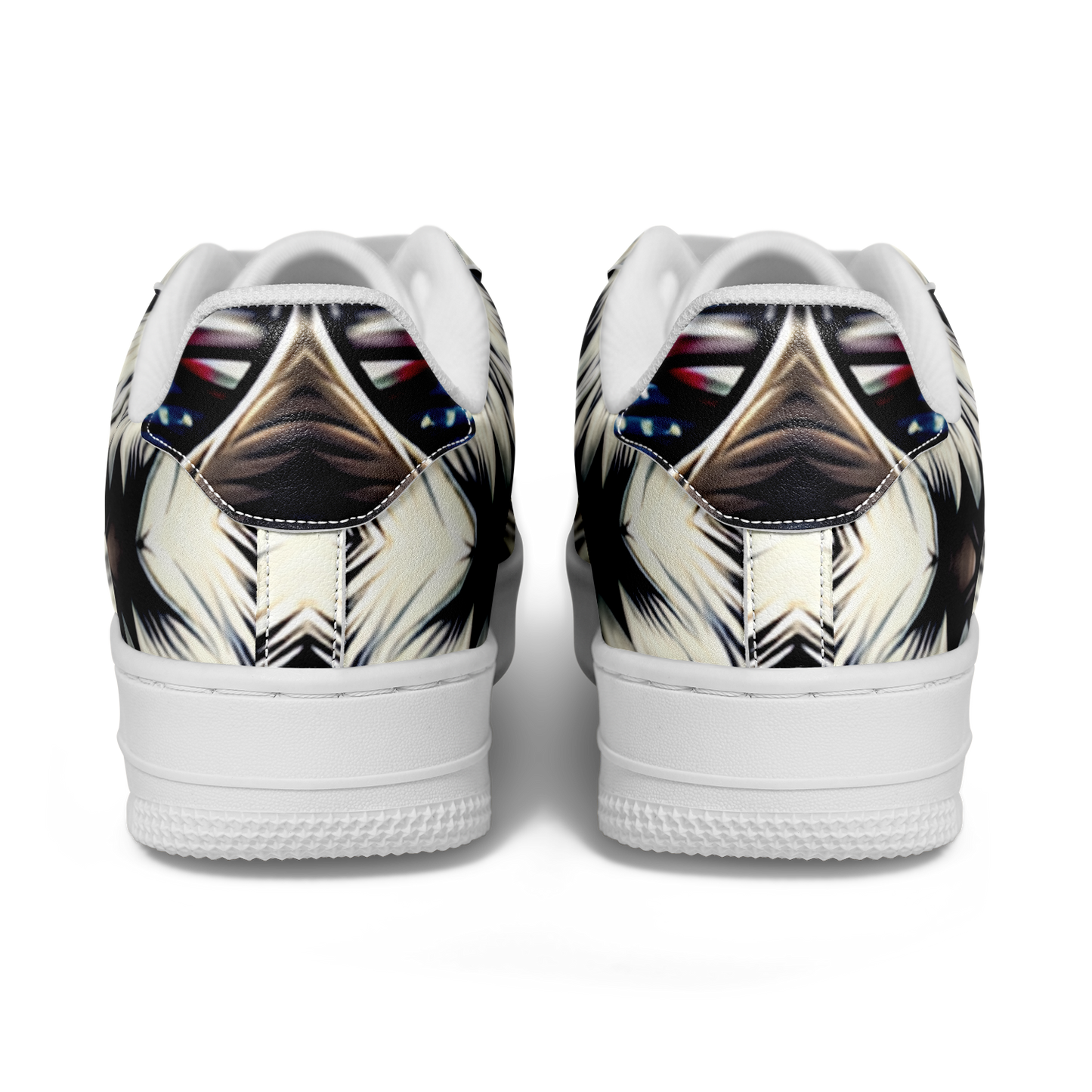 Men's  Patriotic Stars & Stripes Pattern All Over Print Core Low Shoes