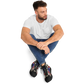 Men's Patriotic Stars & Cross Kaleidoscope Pattern All-Over Print Urban Peak High Top Shoes