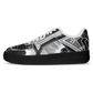 Men' Monochrome Gothic Kaleidoscope Pattern All Over Print Core Low Shoes