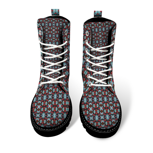 Women's Custom Round Toe Boots Fashion Unisex Shoes