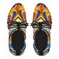 Women's Abstract Sunburst Pattern All Over print Outdoor Training Shoes