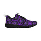 Women's Purple Gothic Mandala Pattern Pull Loop Sneakers