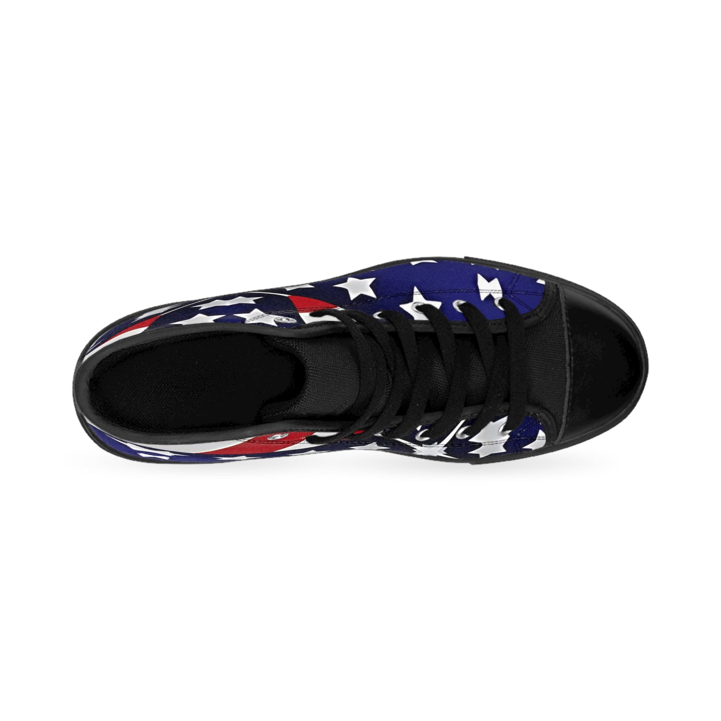Men's Patriotic Star Flag High Top Sneakers