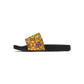 Men's Golden Kaleidoscope Design Slide Sandals