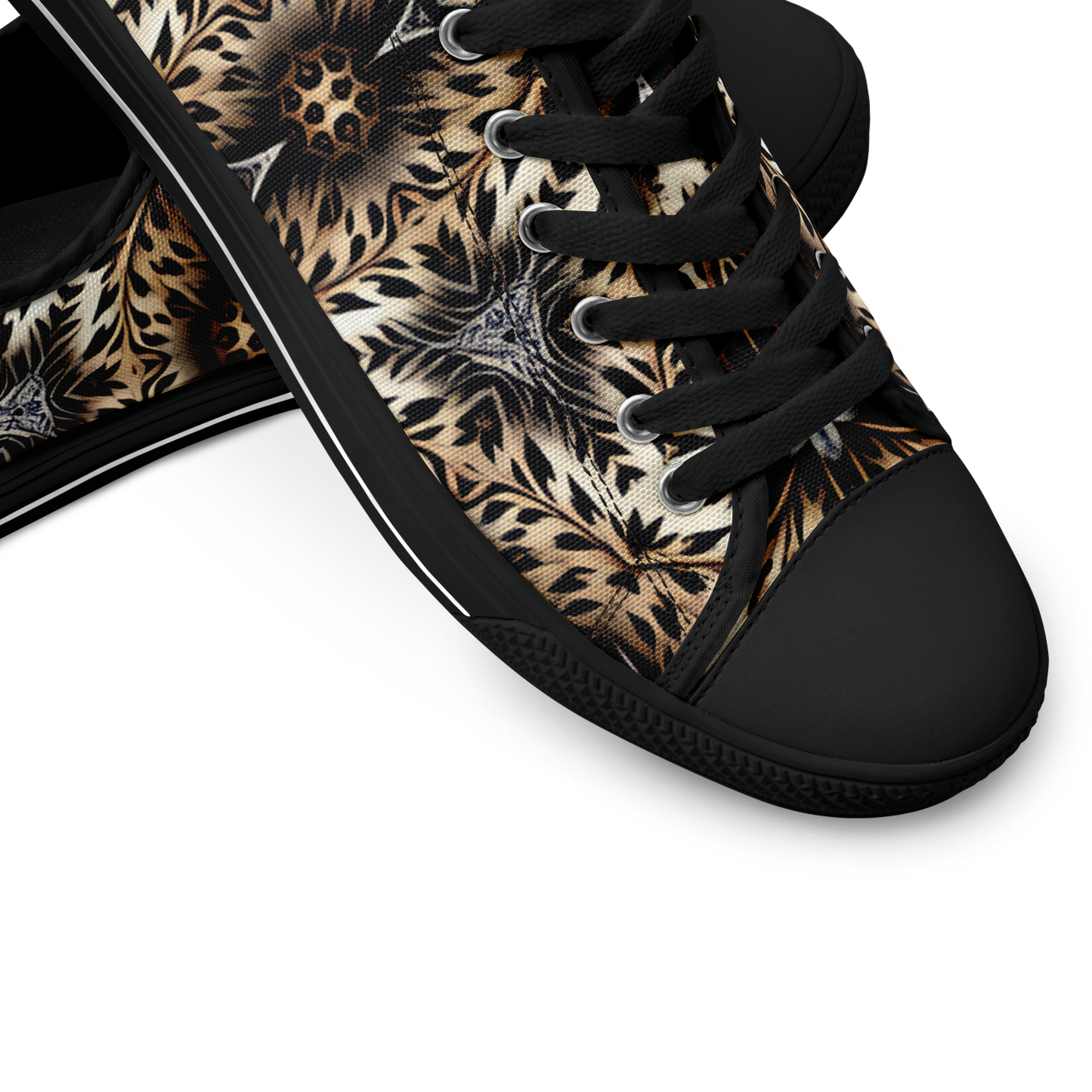 Women's Leopard Kaleidoscope Pattern All-Over Print Urban Peak Low Shoes