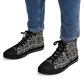 Men's Black Geometric Pattern Urban Peak High Top Shoes