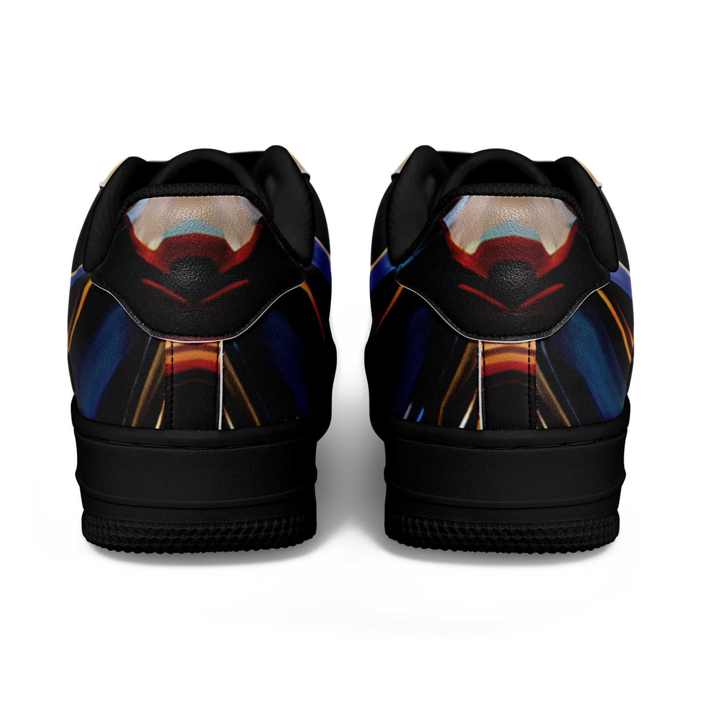 Men's Bold Geometric Pattern All-Over Print Core Low Shoes