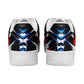 Women's Red White Blue Geometric Pattern All-Over Print Core Low Shoes