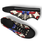 Men's Patriotic Stars & Cross Kaleidoscope Pattern All-Over Print Urban Peak Low Shoes