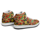 Men's Bold Tribal Kaleidoscope Motion High Top Shoes