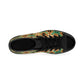 Men's Green & Gold Retro Kaleidoscope Pattern High Top Sneakers