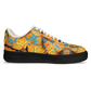 Men's Golden Kaleidoscope Pattern Core Low Shoes