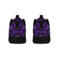 Women's Purple Gothic Mandala Pattern Pull Loop Sneakers