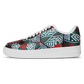 Women's Red & Teal Aztec Geo Pattern All-Over Print Core Low Shoes