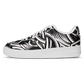 Women’s Black Intricate Silver Chain Tattoo Pattern High Core Low Shoes