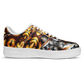 Men's Golden & White Kaleidoscope Pattern All-Over Print Core Low Shoes