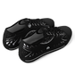 Women's Black & White Geometric All-Over Print Urban Peak Low Shoes