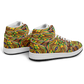 Men's Bold African Kente Inspired Pattern All-Over Print Motion High Top Shoes