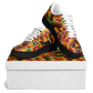 Men's Vibrant African Kente Geometric All-Over Print Core Low Shoes