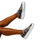Women's Geometric Kaleidoscope Brown Pattern All Over Print Core Low Shoes