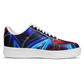 Men's Blue & Red Kaleidoscope Pattern All Over Print Core Low Shoes