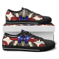 Men's Patriotic Stars & Cross Kaleidoscope Pattern All-Over Print Urban Peak Low Shoes