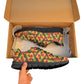 Women's Vibrant African Kente Geometric Pattern All-Over Print Breathable Running Shoes