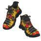 Men's Bold Colorful Aztec Pattern All-Over Print Twisted Sole Sneakers