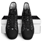 Women's Black & White Geometric All-Over Print Urban Peak High Top Shoes