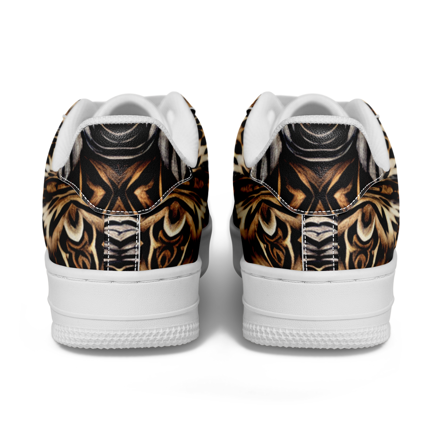 Women's Leopard Trendy Geometric Pattern All-Over Print Core Low Shoes