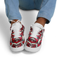 Men's Red Geometric Kaleidoscope pattern Core Low Shoes