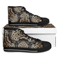 Women's Kaleidoscope Leopard Pattern All-Over Print Urban Peak High Top Shoes