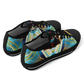Women's Abstract Teal & Gold Pattern All Over Print Urban Peak Low Shoes