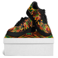 Men's Vibrant African Kente Geometric Pattern All-Over Print  Core Low Shoes