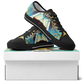 Men's Abstract Teal & Gold Pattern All Over Print Urban Peak Low Shoes