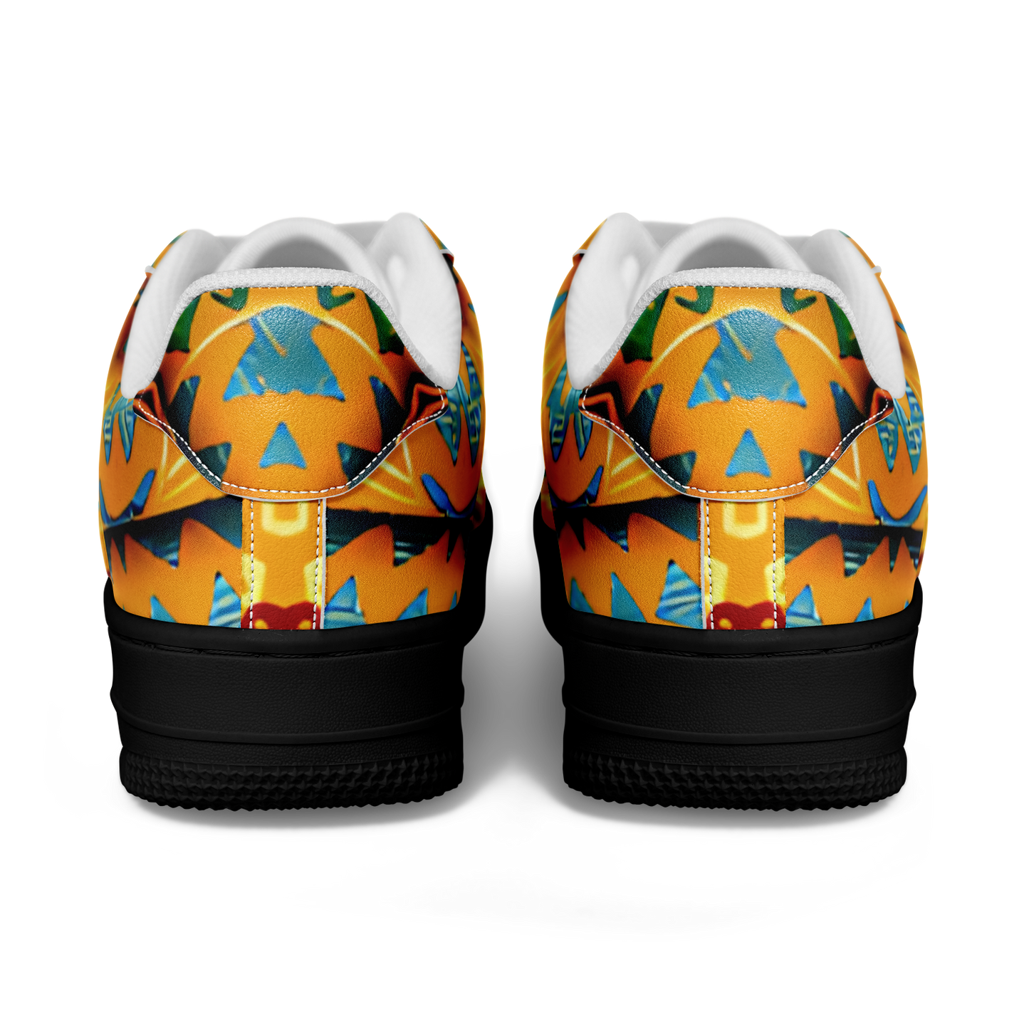 Women's Golden Kaleidoscope Pattern Core Low Shoes