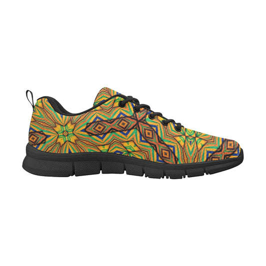 Women's Kaleidoscope Geo Pattern Breathable Running Shoes