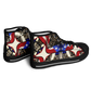 Men's Patriotic Stars & Cross Kaleidoscope Pattern All-Over Print Urban Peak High Top Shoes