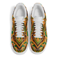 Men's Bold African Kente Inspired Pattern All-Over Print Core Low Shoes
