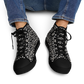 Men's Black Geometric Pattern Urban Peak High Top Shoes