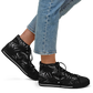 Women's Black & White Geometric All-Over Print Urban Peak High Top Shoes