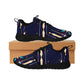 Men's Abstract Neon Geometry Pattern All Over Print Pull Loop Sneakers