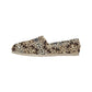 Women's Leopard Trendy Geometric Pattern All-Over Print Classic Canvas Slip-On