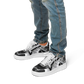 Men' Monochrome Gothic Kaleidoscope Pattern All Over Print Core Low Shoes