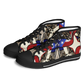 Women's Patriotic Stars & Cross Kaleidoscope Pattern All-Over Print Urban Peak High Top Shoes