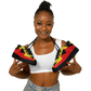 Women's Red Yellow Green and Black Stars Pattern All Over Print Urban Peak High Top Shoes
